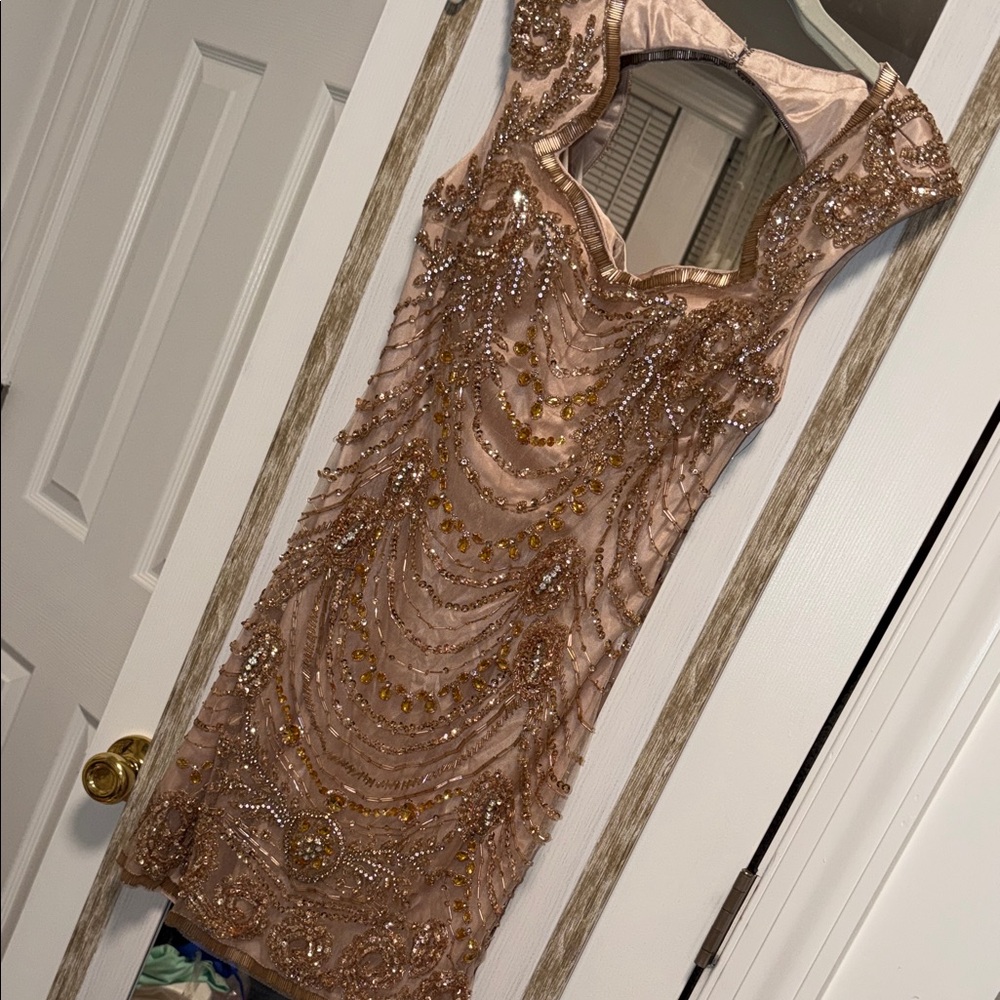 Glamorous Sequined Mini Dress
